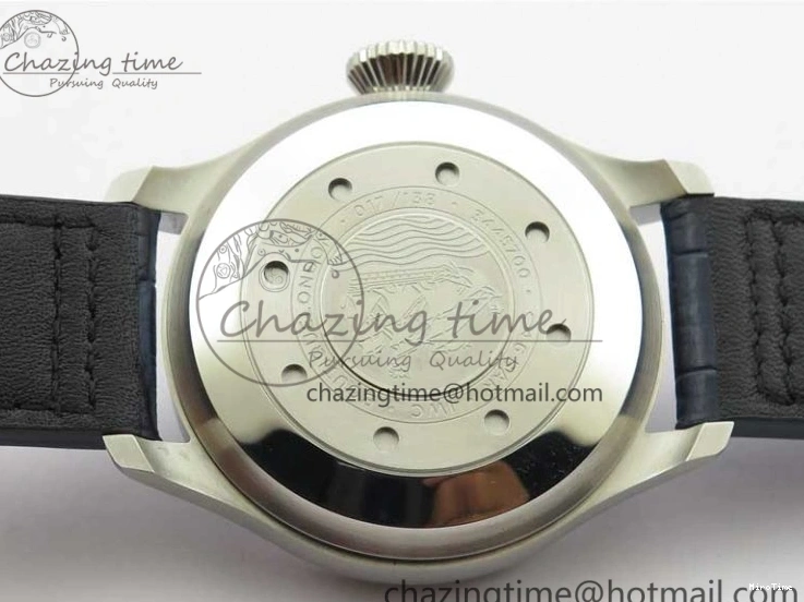 MIROTIME 0202 Supportive Big Pilot IW501008 “Boutique London” SS ZF Best Edition Blue Dial on Blue Leather Strap A 7106